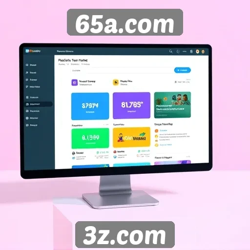 Análise da interface do usuário no site 65a.com