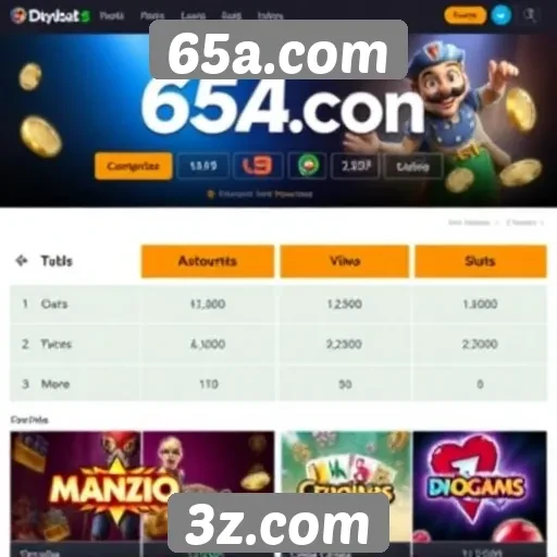 Comparativa entre 65a.com e outros sites de jogos