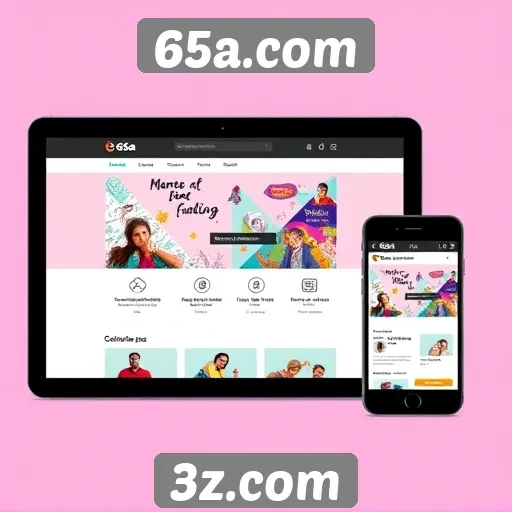 Desempenho do site 65a.com em dispositivos móveis