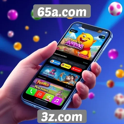 Experiência mobile no site 65a.com